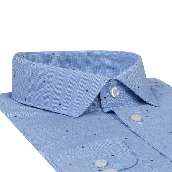 TWEEN Blue Pointed Dress/Casual Shirt - Picture 2 of 4